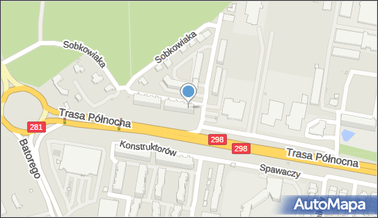 Pawilon Handlowy, ul. Trasa Północna 10D, Zielona Góra 65-958 - Przedsiębiorstwo, Firma, NIP: 9730343639