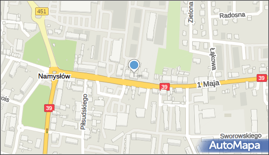 Usługi Geodezyjne, ul. Bohaterów Warszawy 21, Namysłów 46-100 - Przedsiębiorstwo, Firma, NIP: 7521015189