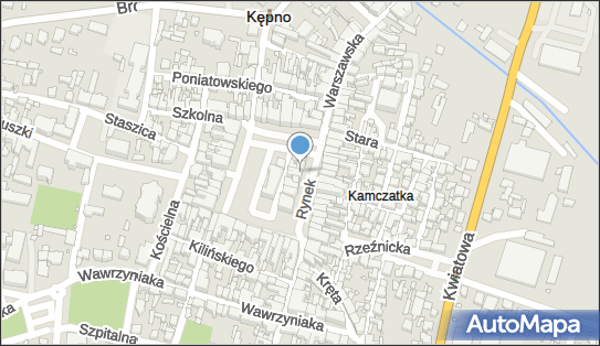 Via City Map Anna Wyrzykowska, Ratuszowa 12, Kępno 63-600 - Przedsiębiorstwo, Firma, NIP: 6191969760