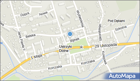 Wielobranżowy Sklep Spożywczy, Rynek 16, Ustrzyki Dolne 38-700 - Przedsiębiorstwo, Firma, NIP: 6890000757