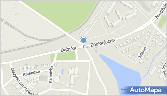 Kontrola Policji, pomiar prędkości, Dąbska / Zoologiczna / Sowia 70-791 - Radar, Kontrola