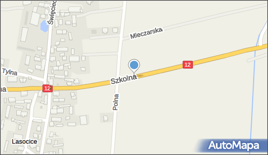 srebrny VW Passat PL28514 i czarna Śkoda Octavia PL28511, Lasocice 64-100 - Radiowóz z kamerą