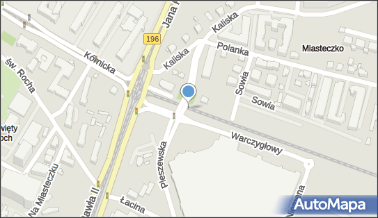 Nowe Miasto, Kórnicka 35, Poznań 61-132 - Rowery - Trasa, Ścieżka