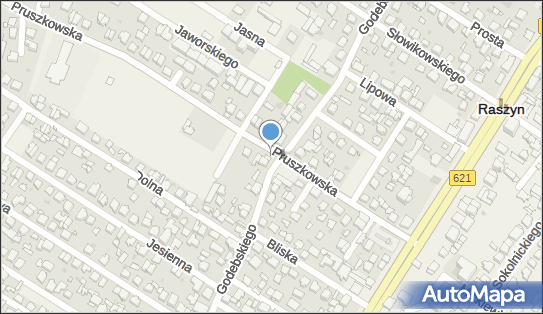 Ścieszka rowerowa, Pruszkowska, Raszyn 05-090 - Rowery - Trasa, Ścieżka