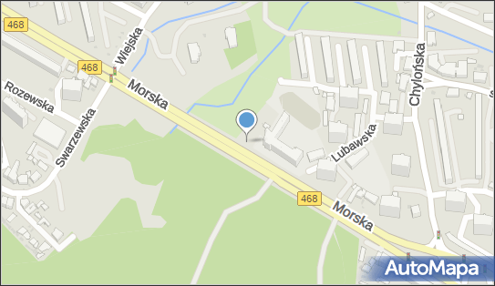 Trasa, Ścieżka Rowery, DW 468, Morska, Gdynia - Rowery - Trasa, Ścieżka