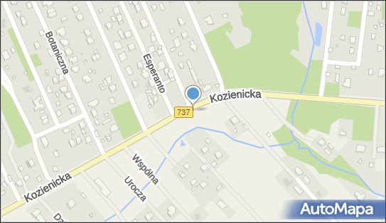 2.5 km, zw 2.5, Radom - Ryzyko kolizji ze zwierzętami