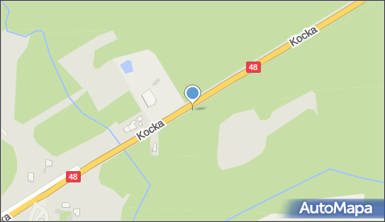 2,5 km, Kocka48, Dęblin 08-530 - Ryzyko kolizji ze zwierzętami