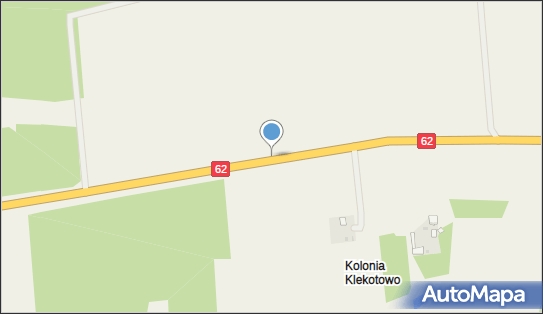 3,5 km, Klekotowo62, Klekotowo 17-300 - Ryzyko kolizji ze zwierzętami