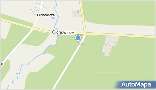 8,1 km, Olchowicze, Olchowicze 17-307 - Ryzyko kolizji ze zwierzętami