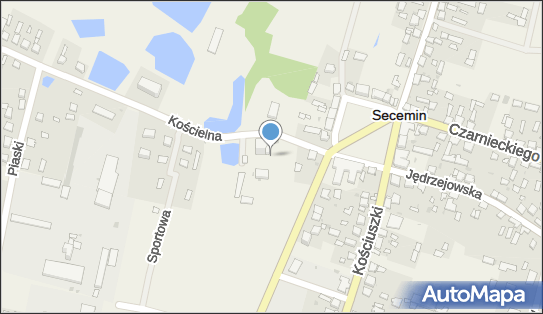 św. Katarzyny i św. Jana Ewangelisty, Kościelna 2, Secemin 29-145 - Rzymskokatolicki - Kościół, numer telefonu