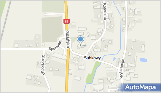 św. Stanisława Biskupa i Męczennika, Kościelna 8, Subkowy 83-120 - Rzymskokatolicki - Kościół, numer telefonu