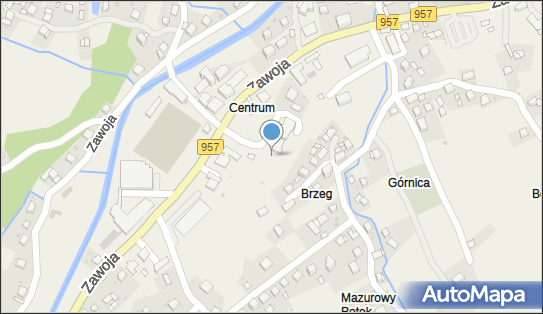 Skate park, DW957, Zawoja 34-222 - Skate park