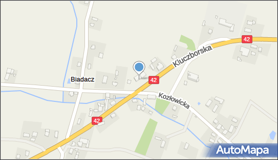 Skrzynka pocztowa, Kluczborska 15, Biadacz - Skrzynka pocztowa