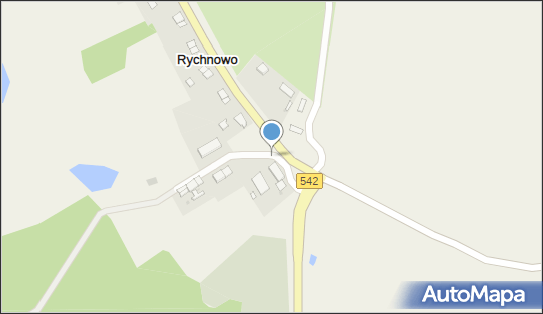 Skrzynka pocztowa, Rychnowo 1A, Rychnowo 14-106 - Skrzynka pocztowa