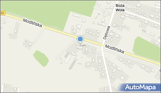 Skrzynka pocztowa, DW 630, Boża Wola - Skrzynka pocztowa