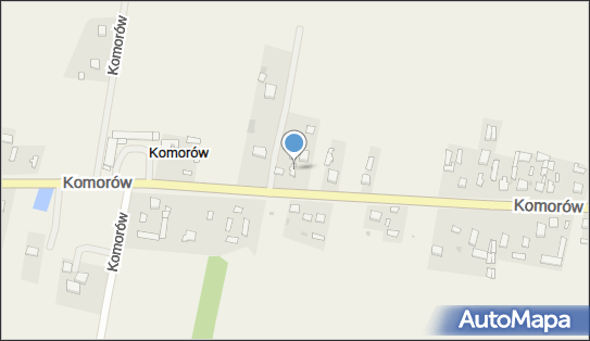 Skrzynka pocztowa, DW 580, Komorów - Skrzynka pocztowa