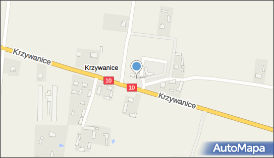 Skrzynka pocztowa, DK 10, Krzywanice - Skrzynka pocztowa