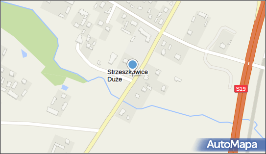 Skrzynka pocztowa, DK 19, Strzeszkowice Duże I - Skrzynka pocztowa