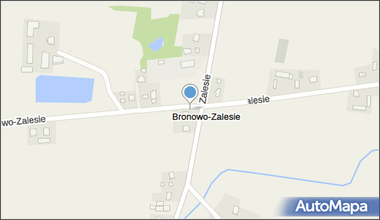 Skrzynka pocztowa, Bronowo-Zalesie, Bronowo-Zalesie 09-411 - Skrzynka pocztowa
