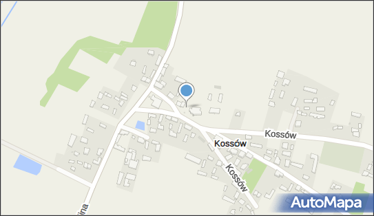 Skrzynka pocztowa, Kossów 22, Kossów 29-135 - Skrzynka pocztowa