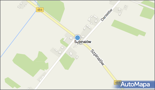 Skrzynka pocztowa, DW 484, Szpinalów Dolny - Skrzynka pocztowa