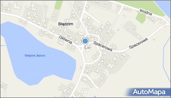 Skrzynka pocztowa, Główna 12, Błądzim - Skrzynka pocztowa