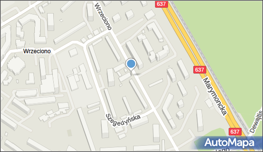 Warszawa - Wrzeciono, Wrzeciono, Warszawa 01-945, 01-950, 01-951, 01-956, 01-961, 01-963 - Skrzynka pocztowa