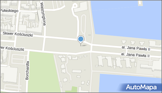 Skwer Kościuszki 11 czerwca 1987, Aleja Jana Pawła II 13, Gdynia 81-345 - Śladami Jana Pawła II