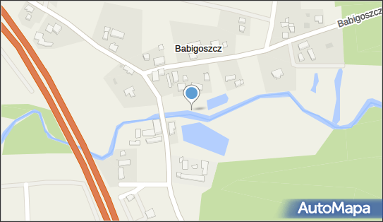 Jaz ruchomy, Babigoszcz, Babigoszcz 72-122 - Śluza, Jaz