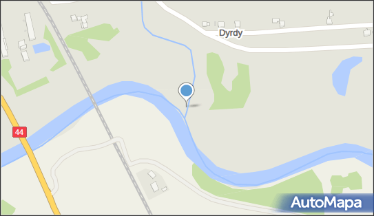 Jaz ruchomy, Dyrdy, Bieruń 43-155 - Śluza, Jaz