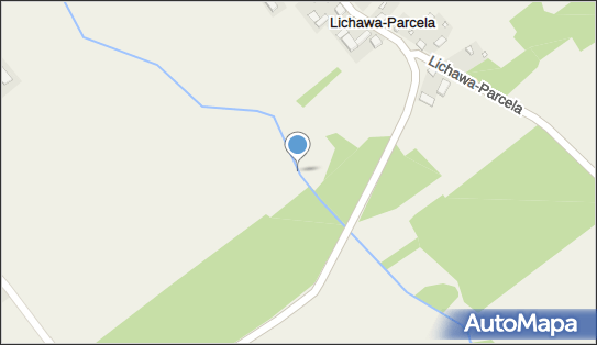 Jaz ruchomy, Lichawa-Parcela, Lichawa-Parcela 98-240 - Śluza, Jaz