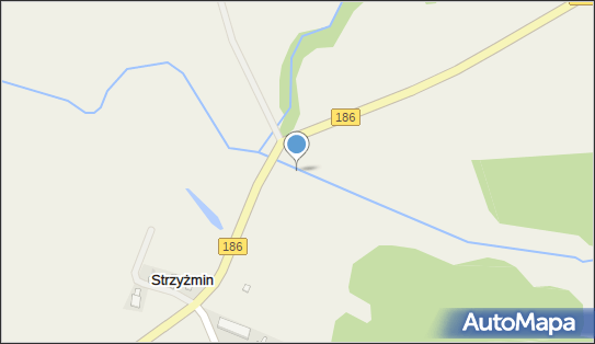 Jaz ruchomy, Strzyżmin, Strzyżmin 64-412 - Śluza, Jaz