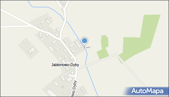 Jaz ruchomy, Jabłonowo-Dyby, Jabłonowo-Adamy 13-111 - Śluza, Jaz