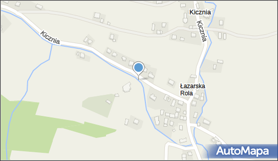 Jaz stały, Kicznia 139, Kicznia 33-390 - Śluza, Jaz