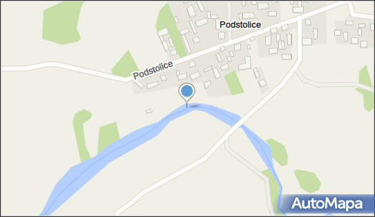 Jaz stały, Podstolice, Podstolice 08-480 - Śluza, Jaz