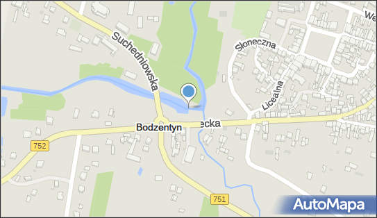 Zapora, Kielecka752, Bodzentyn 26-010 - Śluza, Jaz