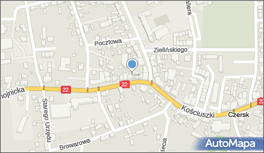 Sklep Spożywczo Monopolowy, ul. Kościuszki 17, Czersk 89-650 - Spożywczy, Przemysłowy - Sklep, NIP: 5551516133