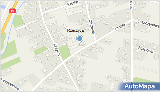 Sklep Spożywczo Przemysłowy, Prosta 11, Rzeczyca 21-560 - Spożywczy, Przemysłowy - Sklep, NIP: 5381376034