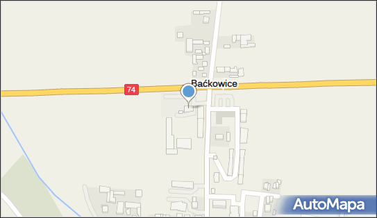 Sklep Spożywczo Przemysłowy, Baćkowice 142, Baćkowice 27-552 - Spożywczy, Przemysłowy - Sklep, NIP: 8631468389