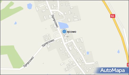 Sklep Spożywczo Przemysłowy, Spręcowo 37, Spręcowo 11-001 - Spożywczy, Przemysłowy - Sklep, NIP: 7392282332