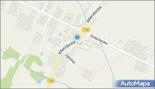 Spożywczy, Przemysłowy - Sklep, DW 733 x DW 744, Parznice - Spożywczy, Przemysłowy - Sklep