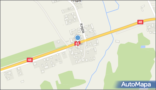 Spożywczy, Przemysłowy - Sklep, DK 48, Krępa - Spożywczy, Przemysłowy - Sklep