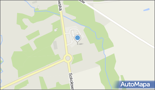 Stacja Kontroli Pojazdów, DW 627, Sokołowska, Kosów Lacki - Stacja Kontroli Pojazdów