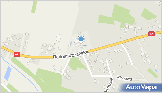 Autoryzowana Stacja Obsługi Samochodów Eugeniusz Klaus, Przedbórz 97-570 - Stacja paliw, NIP: 7720011372