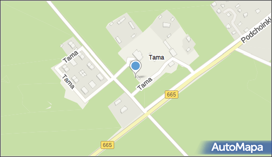 Stacja paliw, Tama, Tama 19-206 - Stacja paliw