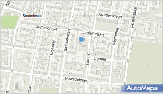 Parking płatny, Plac Sejmu Śląskiego 1, Katowice 40-032 - Strefa płatnego parkowania