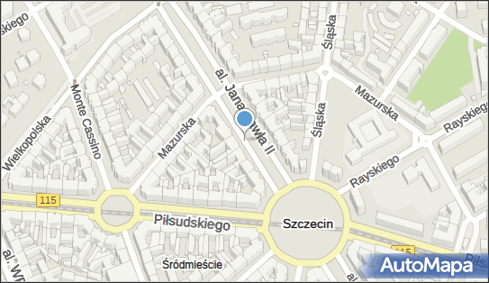 SPP - Podstrefa A, Aleja Papieża Jana Pawła II, Szczecin - Strefa płatnego parkowania, godziny otwarcia