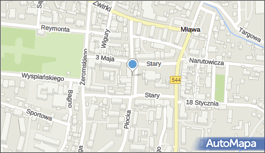 Strefa płatnego parkowania, pon-pt 10:00-18:00, Mława - Strefa płatnego parkowania