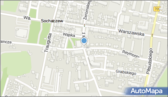 Strefa płatnego parkowania, Reymonta Władysława, Sochaczew 96-500 - Strefa płatnego parkowania