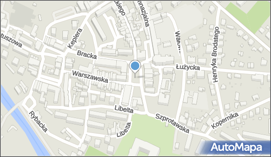 Strefa płatnego parkowania, Plac Słowiański, Żagań - Strefa płatnego parkowania